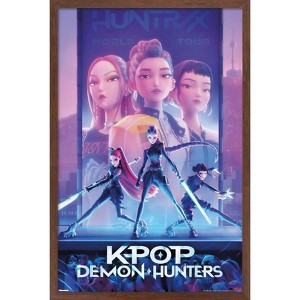Trends International Netflix KPop Demon Hunters (2025) - One Sheet Framed Wall Poster Prints - 1 of 4