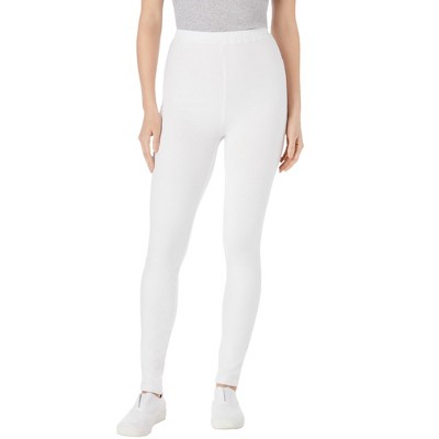 Woman Within Women's Plus Size Stretch Cotton Legging