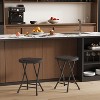 Folding Stool, Backless 18-Inch Stool, Portable with Handle, Foldable Bar Stool, Anti-Slip Feet, 600Lbs Capacity, for Bar, Home - 3 of 4
