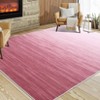 Gradient Color Contemporary Area Rug - Machine Washable Modern Ombre Carpet, Non-Slip Non-Shedding Throw Rug for Living Room Bedroom Laundry - 2 of 4