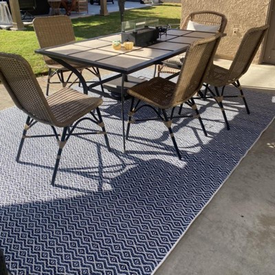 Prisma Diamond Square Outdoor Rug - Threshold™ : Target