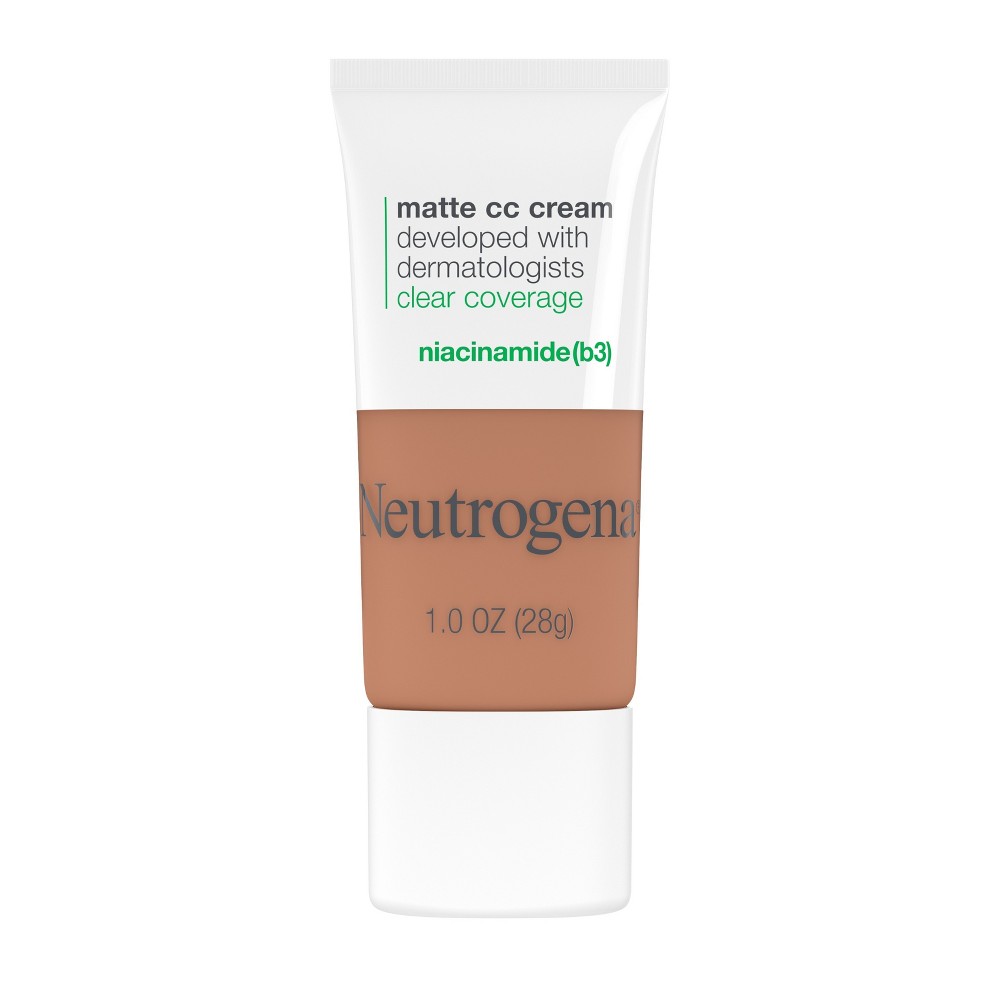 Photos - Other Cosmetics Neutrogena Clear Coverage Flawless Matte Color Correcting Cream, Full-Cove 