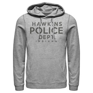Men's Stranger Things Hawkins Police Department Pull Over Hoodie - 1 of 3