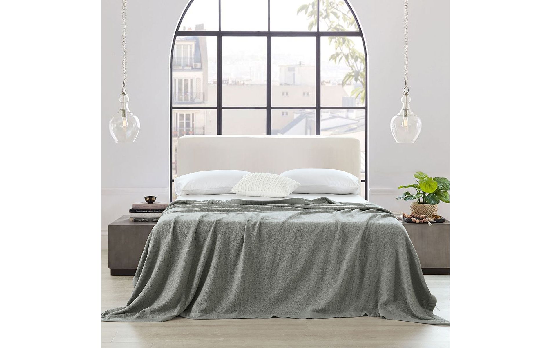 Egyptian Linens 100% Cotton 2-Ply Sheet Blanket/Throw