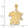 Black Bow Jewelry 14k Yellow Gold Kentucky Wildcats NCAA Large Pendant - 2 of 3