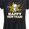 Women's - Peanuts - Happy New Year Short Sleeve Graphic T-Shirt - image 2 of 4