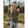 Long Sleeve Shirts for Women Crew Neck Fall Tops Lightweight Dressy Tunic Sweaters Fashion Clothes 2025 S-2XL - 3 of 4