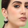 SOHI Women's Circular Drop Earrings - 3 of 3