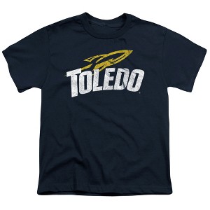 University Of Toledo Distressed Primary Kids T-Shirt For Youth Navy - 1 of 4