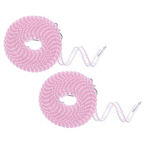 Unique Bargains Plastic Windproof Non-Slip Portable Travel Clothesline 2 Pcs - 1 of 4
