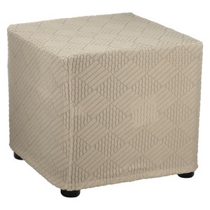 Unique Bargains Polyester Rectangular Stretchy Elastic Stool Cover Small Fit Length 14"-17" - 1 of 4