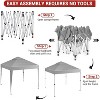 GustoWave 10x10 Ft Pop Up Canopy Tent, Sun Shelter Gazebo for Outdoor Camping - 4 of 4