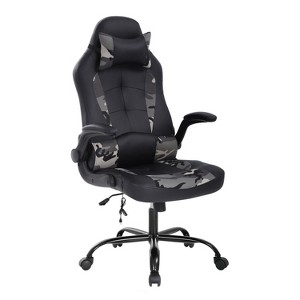 FDW Gaming Chair Office Chair with Lumbar Support PU Leather Video Game Chairs for Adults - 1 of 4