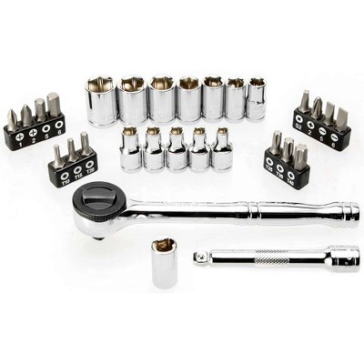 Powerbuilt 30 Piece 1/4 in. Dr. SAE Socket Set