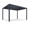 PURPLE LEAF Louvered Pergola Outdoor Aluminum Pergola with Adjustable Roof for Deck Backyard Garden Grey Hardtop Gazebo - 2 of 4