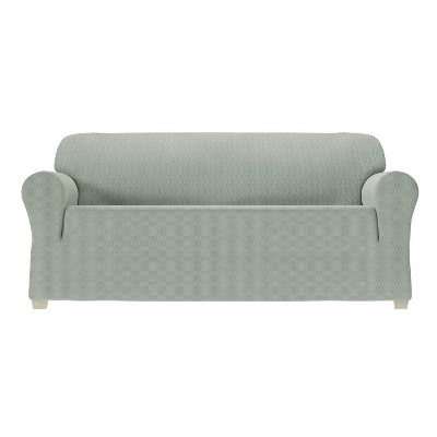 Steps Stretch Sofa Slipcover - Zenna Home