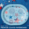 Creative Converting Patriotic Party Oval Paper Plates 24ct - 2 of 3