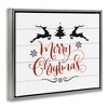 Stupell Industries Merry Christmas with Reindeer, 31" x 25" - 3 of 4