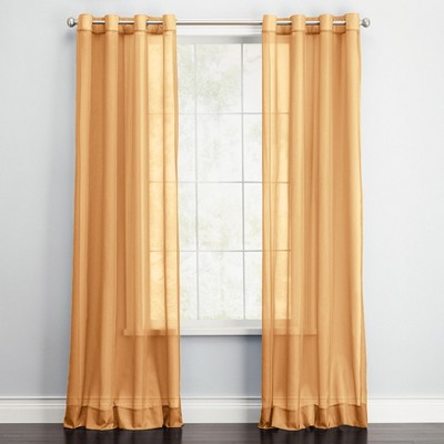 BrylaneHome BH Studio Sheer Voile Grommet Panel