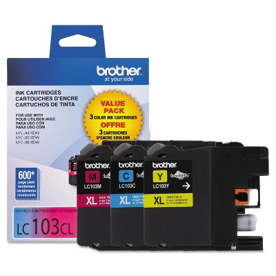 Photo 1 of Brother LC1033PKS Innobella High-Yield Ink Cyan/Magenta/Yellow 3/PK