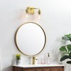 Elegant Lighting Ronnie 2 light Black and Clear Bath Sconce - 2 of 4