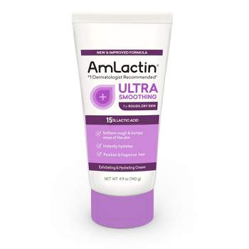 AmLactin Ultra Smoothing Intensely Hydrating Cream Unscented - 4.9oz