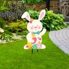 Briarwood Lane Metal Art 31x13.5 Easter Bunny For Easter Metal Art - 2 of 2