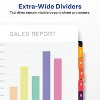 Avery Extra-Wide Dividers, 10 Tabs, Ready Index (4 Sets of 34776) - 2 of 4