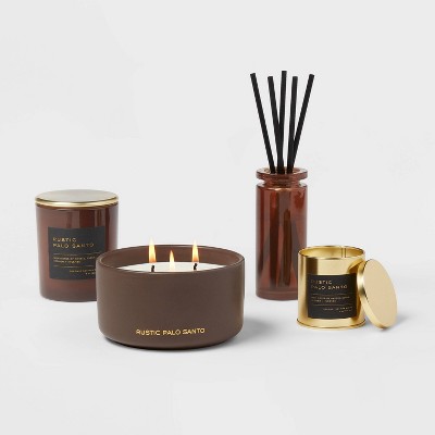100ml Rustic Palo Santo Black Label Fiber Oil Reed Diffuser - Threshold ...