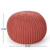 XINGHANZHENXUAN Round Pouf Ottoman, Versatile Floor Cushion with 200lb Capacity - 2 of 4