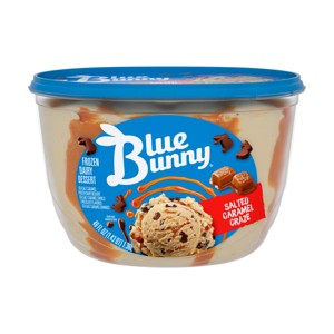 Blue Bunny Salted Caramel Craze Ice Cream - 46 fl oz - 1 of 4