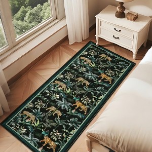 Indoor Modern Area Rugs Animals Pattern Abstract Low Pile Carpets for Living Room Bedroom Indoor Washable Non Slip Soft Floor Carpet - 1 of 4