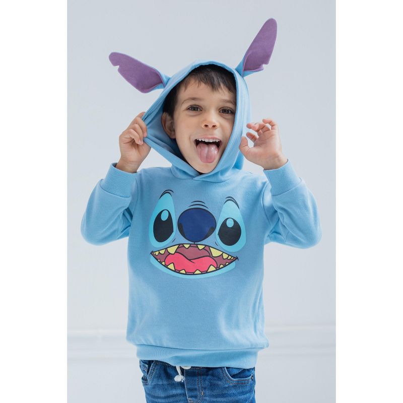 Disney Lion King Winnie the Pooh Pixar Monsters Inc. Mickey Mouse Lilo & Stitch Fleece Pullover Hoodie Infant to Little Kid, 2 of 8
