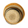 Storied Home Hand-Woven Seagrass Baskets with Design, Set of 2 - 3 of 4