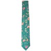 Men's Floral Cotton 3.35 Inch Wide And 58 Inch Long Neckties - 2 of 3