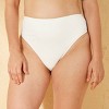 Women's Ribbed High Waist Cheeky Bikini Bottom - Shade & Shore™ - 4 of 4