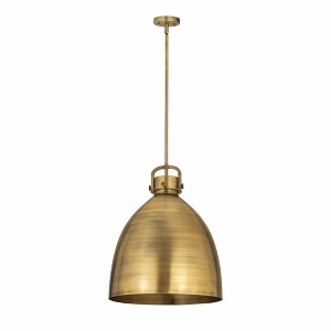 Newton Bell - 1 Light Pendant In Industrial Style-21.63 Inches Tall and 16 Inches Wide - 1 of 1