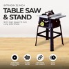 Intradin 32 Inch Table Saw and Stand with High Speed 10 Inch Long Steel Blade, Dust Port, and Brake for Tools and Home Improvement Needs - 3 of 4