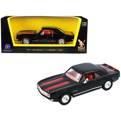 1967 Chevrolet Camaro Z-28 Black With Red Stripes 1/43 Diecast Model Car By  Road Signature : Target