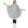 PAVILIA Angel Wrap Hooded Blanket for Women Adult, Wearable Cozy Wrap Throw Fleece Shawl Cape - 2 of 4