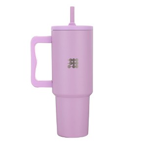Cubitt Insulated Stainless Steel 40 oz Tumbler with Handle and Straw Lid, Cupholder friendly - 1 of 4