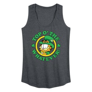 Women's - Garfield - Top O The Whatever Graphic Racerback Tank - 1 of 4