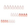 LOVELAY CREATIONS French Tip Medium Almond Press-On Nails with Cherry Designs - 2 of 4