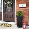 Maggift Artificial Outdoor Flower Pots, Evergreen Plant for Home Porch Decoration, Set of 2 for Courtyard Gate, Green, 18"*18"*22" - 3 of 4