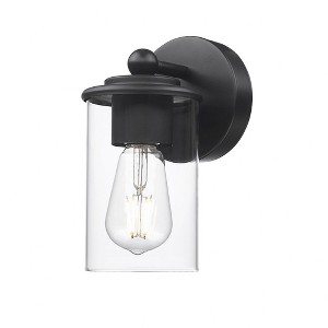 Z-Lite Thayer 1 - Light Vanity in  Matte Black - 1 of 4