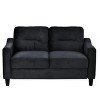 CAVINAS Sofa Couch Modern Velvet Upholstered Sofa Couch with Solid Wood Legs - 2 of 4