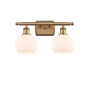 Innovations Lighting Athens 2 - Light Vanity in  Brushed Brass - 1 of 1