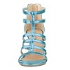 Allegra K Women's Cage Strappy Back Zipper Gladiators Chunky Heels Sandals - 2 of 4
