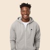 Dalix Astronaut Embroidered Hoodie Fleece Sweatshirt Zip Front Mens - 4 of 4