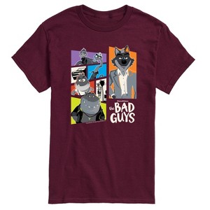 Men's - The Bad Guys - Mr. Wolf and Friends Collage Short Sleeve Graphic T-Shirt - 1 of 4